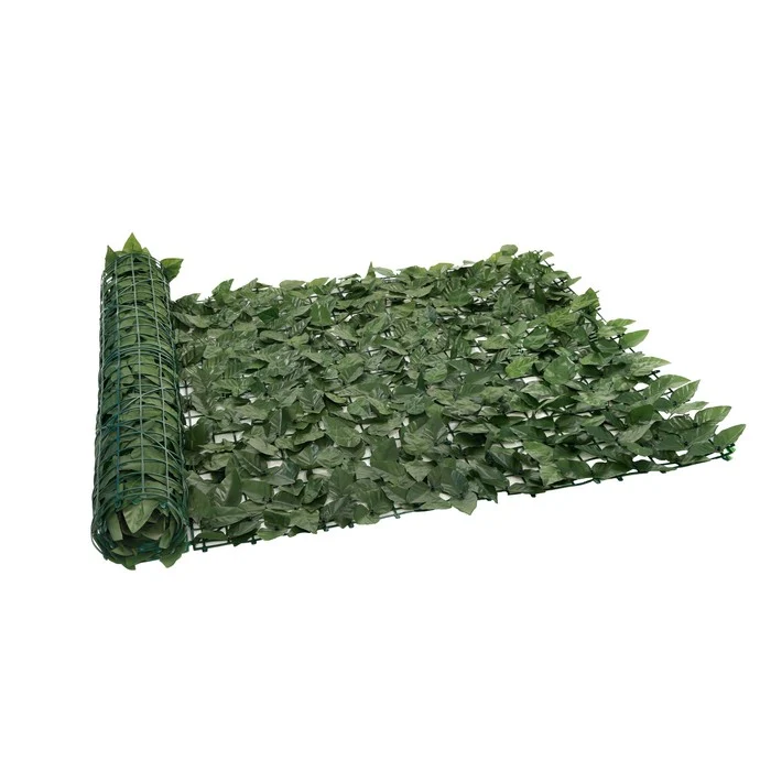 Rotolo di siepe artificiale verde 100x300 cm