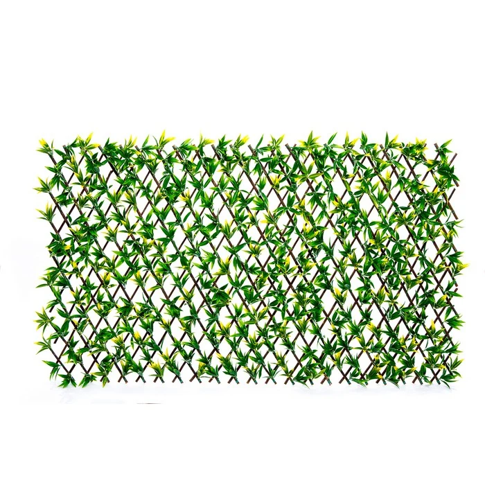 Siepe Artificiale con foglie verdi 100x200 cm - Podocarpus