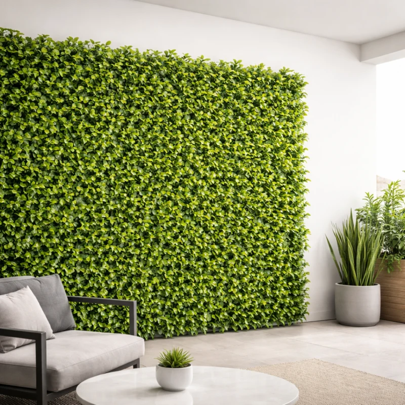 Parete con piante artificiali per giardino verticale 100x100 cm - Gardenia