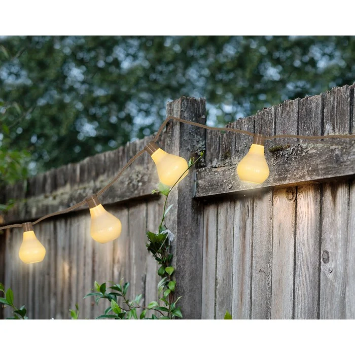 Catena luminosa LED per esterno 450 cm bianco caldo