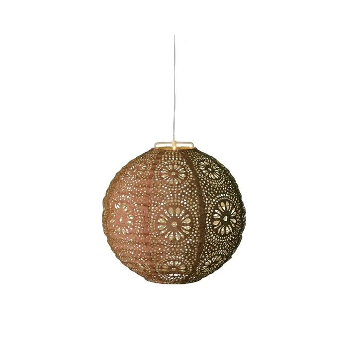 Lampada tonda a sospensione con LED a luce solare 25 cm