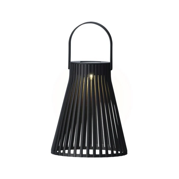 Lanterna tonda in plastica con LED a luce solare