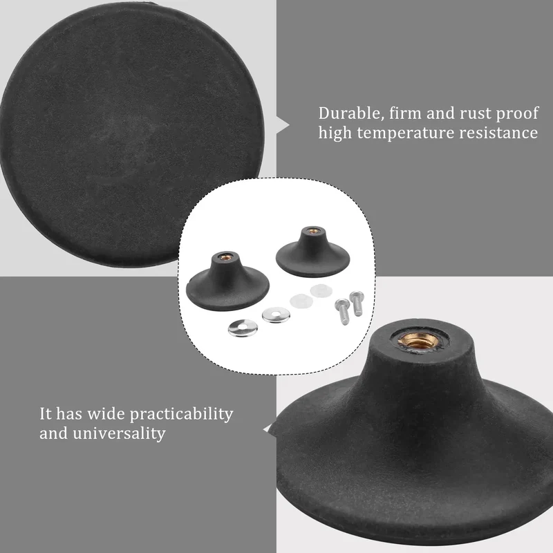 Dutch Oven Knob For Le Creuset Knob Replacement, Knob Bakelite Replacement Dutch Oven Pots Knob Pot Lid Handle 2 Sets-Hot