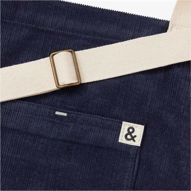 Blueberry Corduroy Essential Apron