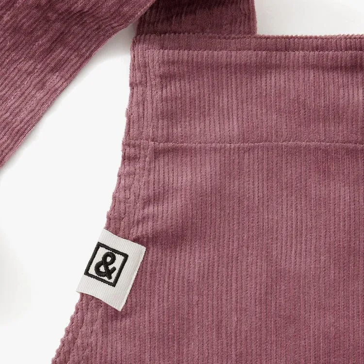 Mulberry Purple Corduroy Smock