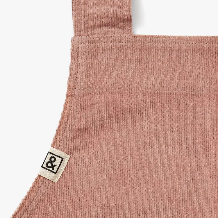 Dusty Rose Corduroy Smock