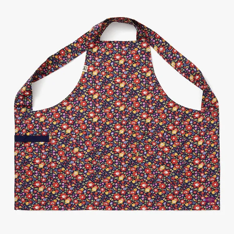 Made with Liberty Fabric Betsy Meadow Navy Smock