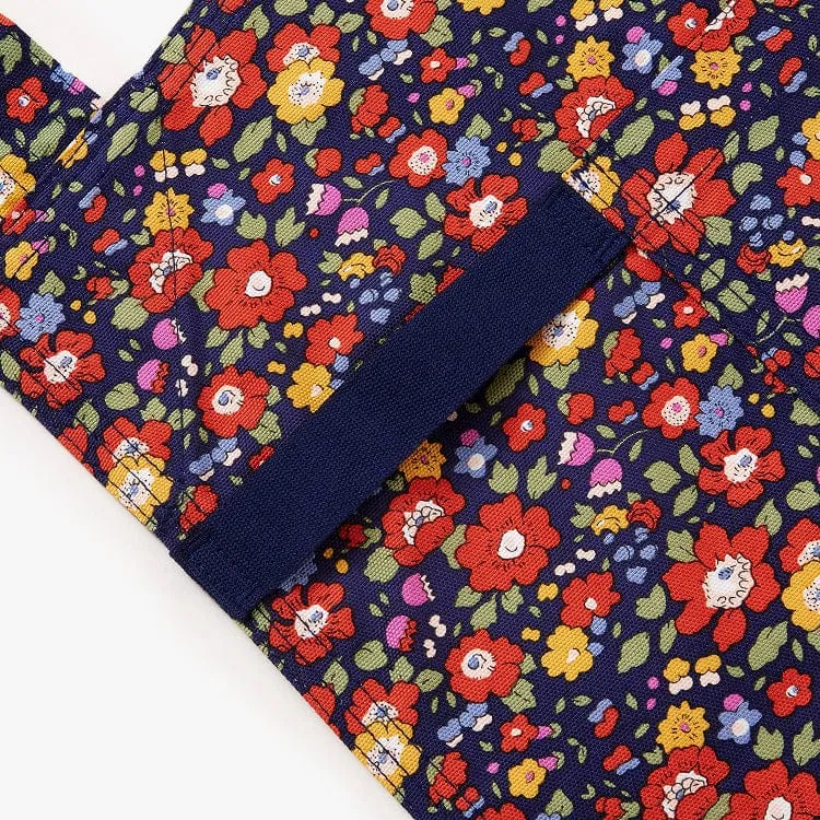 Made with Liberty Fabric Betsy Meadow Navy Smock