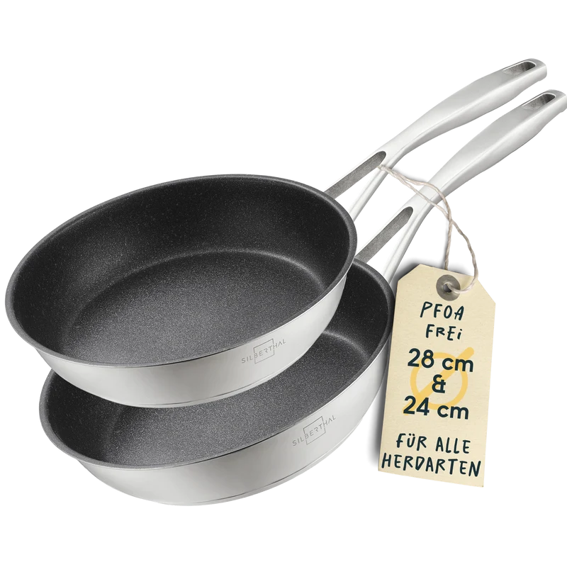 Pfannen 2er- Set - 24 + 28 cm - Beschichtet