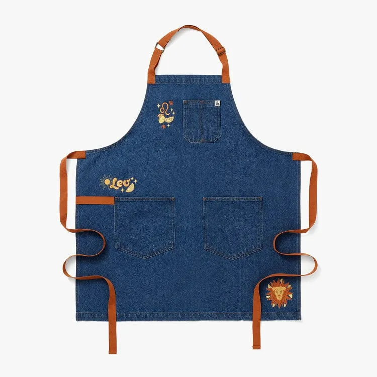 Leo Denim Zodiac Essential Apron