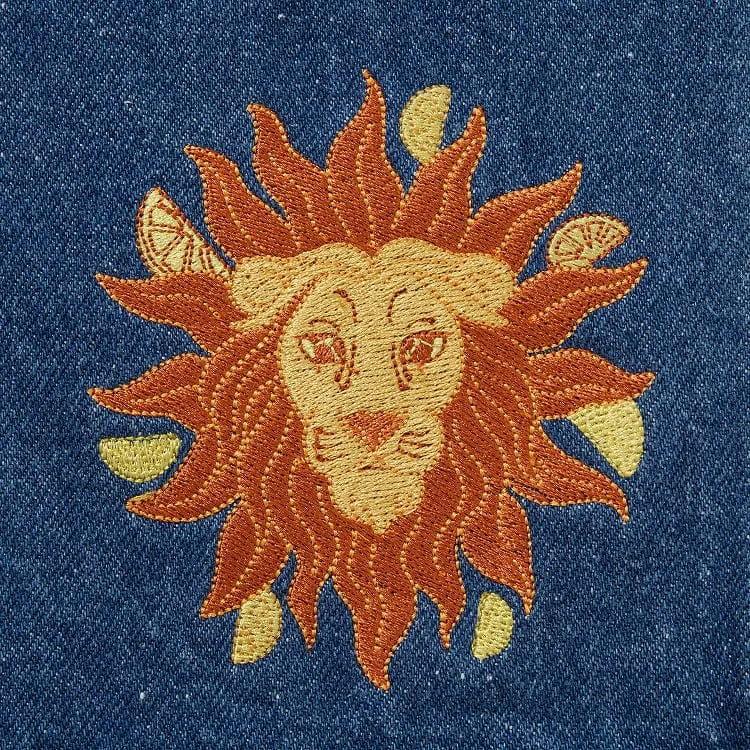 Leo Denim Zodiac Essential Apron