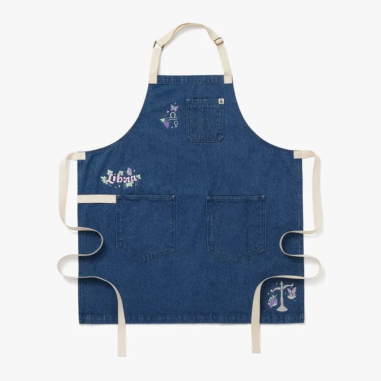 Libra Denim Zodiac Essential Apron