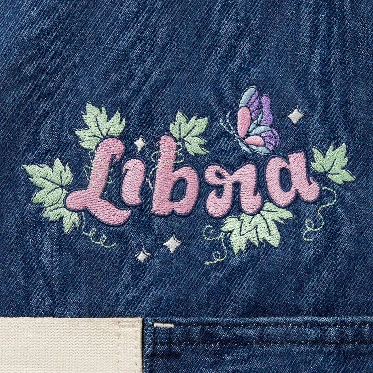 Libra Denim Zodiac Essential Apron
