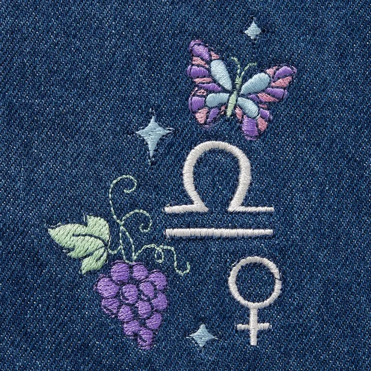 Libra Denim Zodiac Essential Apron