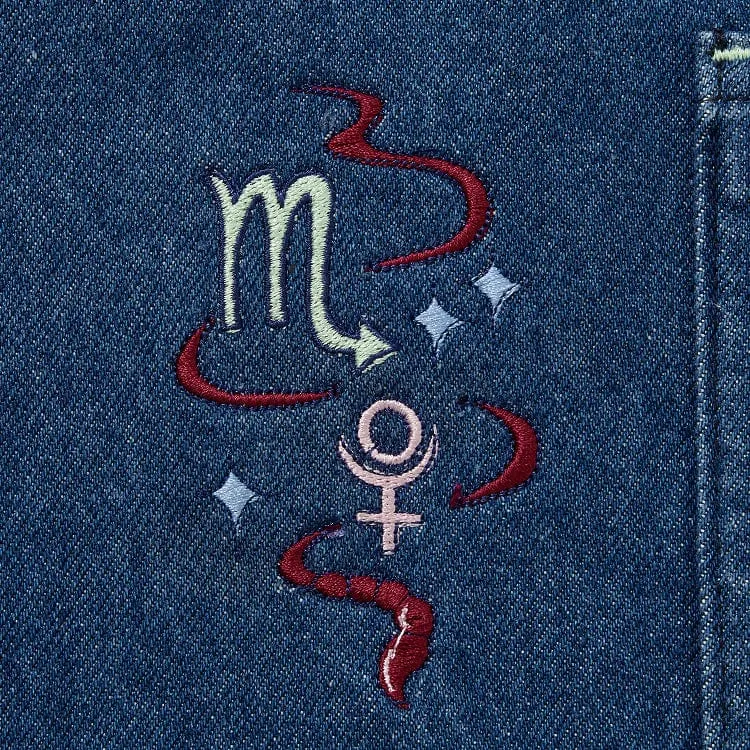 Scorpio Denim Zodiac Essential Apron
