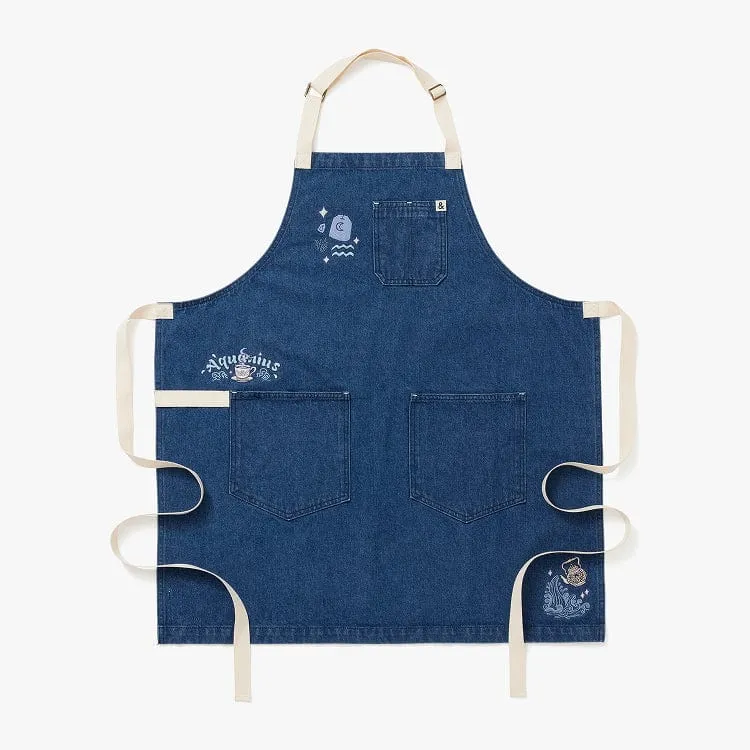 Aquarius Denim Zodiac Essential Apron