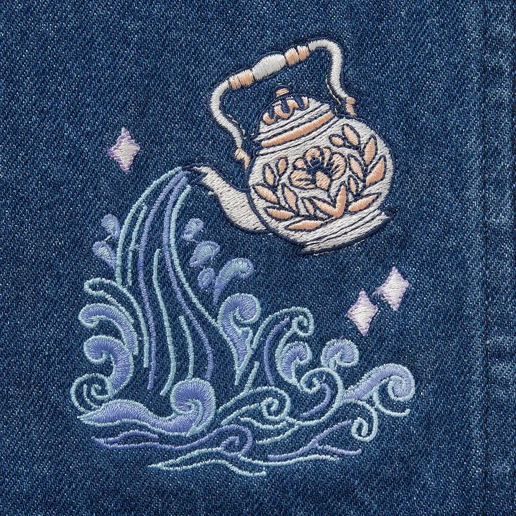 Aquarius Denim Zodiac Essential Apron