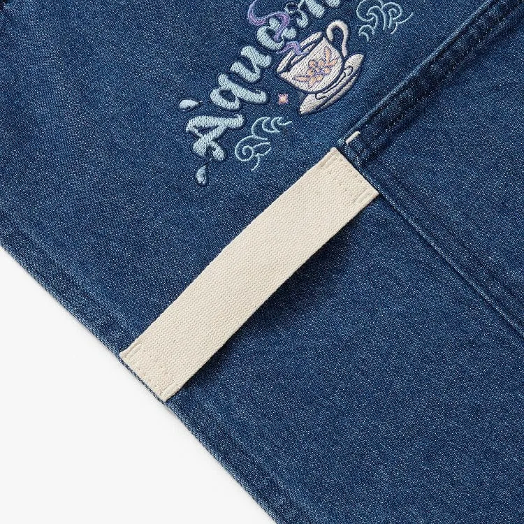 Aquarius Denim Zodiac Essential Apron
