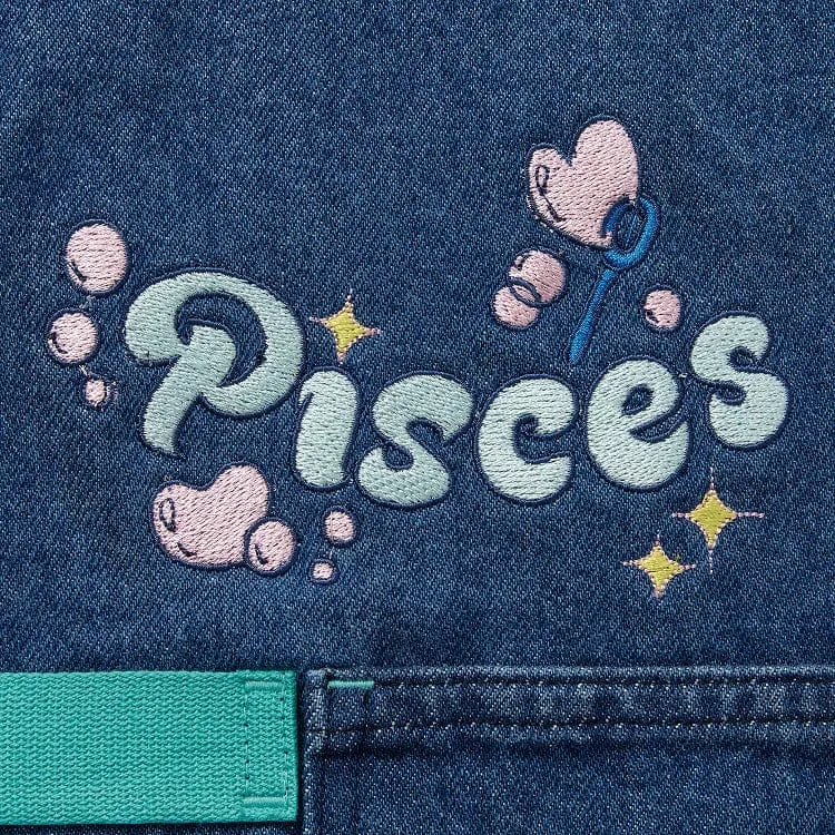 Pisces Denim Zodiac Essential Apron