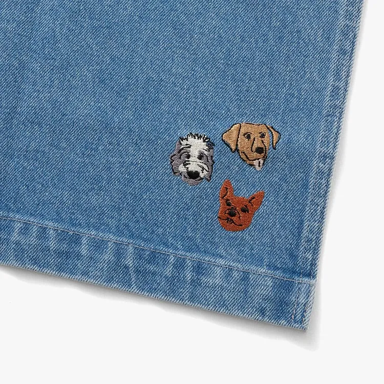 Dog Lovers Denim Essential Apron