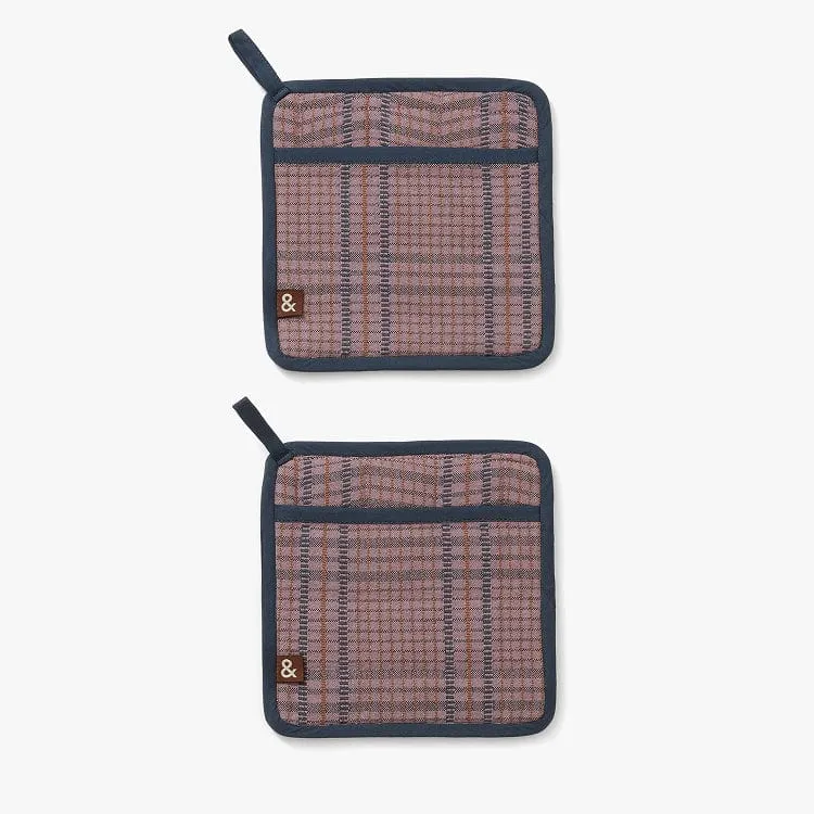 Hommeboys x H&B Lavender Grid Pot Holders