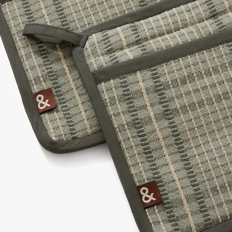 Hommeboys x H&B Sage Grid Pot Holders