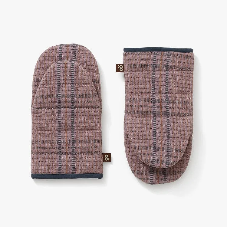 Hommeboys x H&B Lavender Grid Oven Mitts