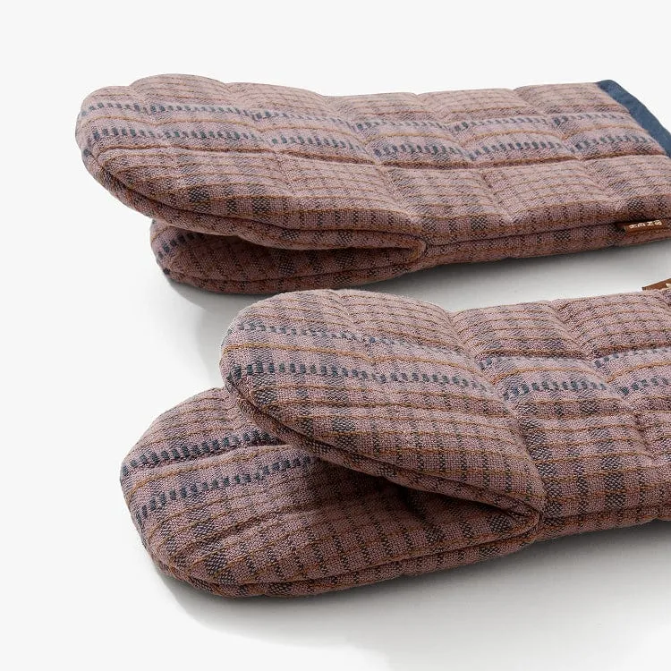 Hommeboys x H&B Lavender Grid Oven Mitts