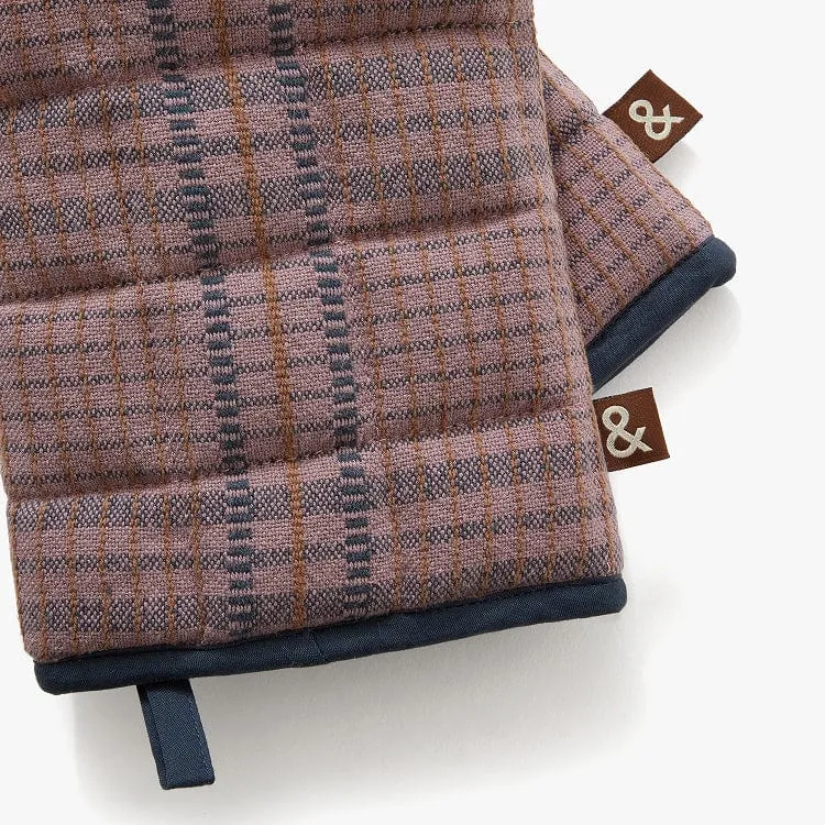 Hommeboys x H&B Lavender Grid Oven Mitts