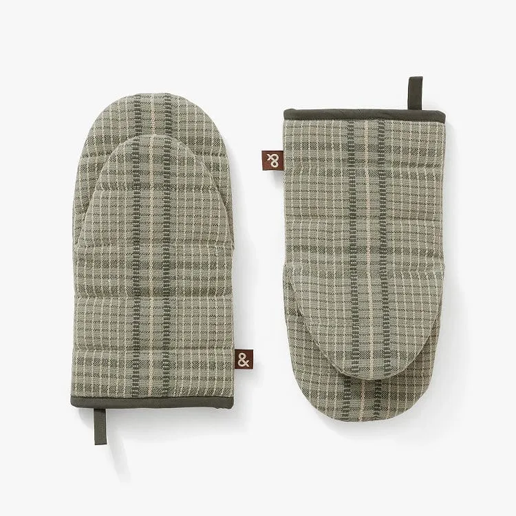 Hommeboys x H&B Sage Grid Oven Mitts