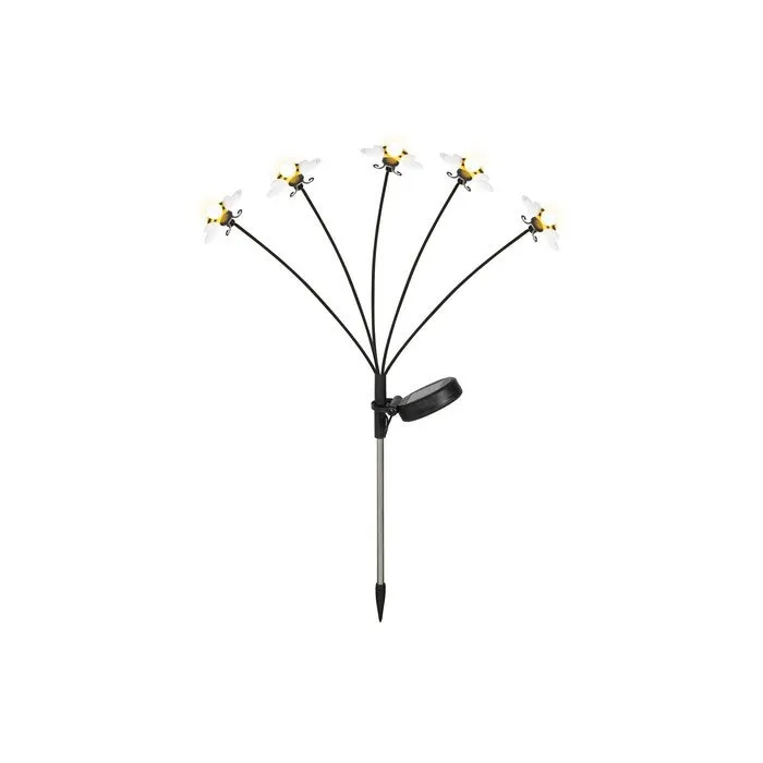 Pick da giardino con api LED a luce solare 60 cm