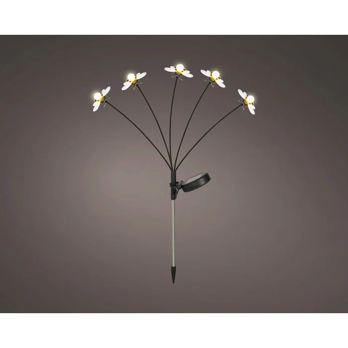 Pick da giardino con api LED a luce solare 60 cm