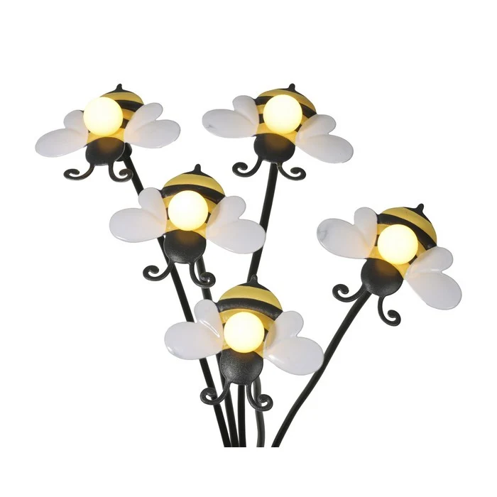 Pick da giardino con api LED a luce solare 60 cm