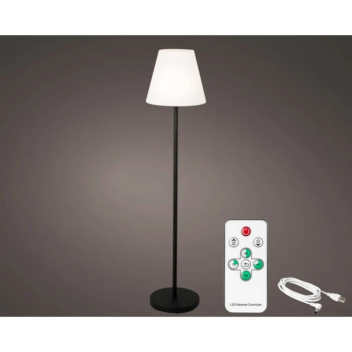 Lampada da terra a LED per esterni 150 cm a batteria
