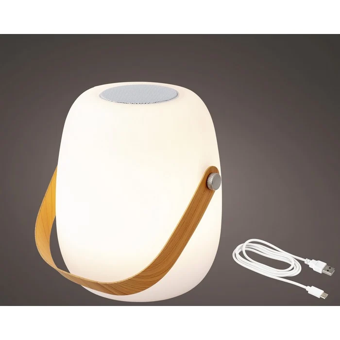 Lampada LED da esterno con speaker bluetooth a batteria