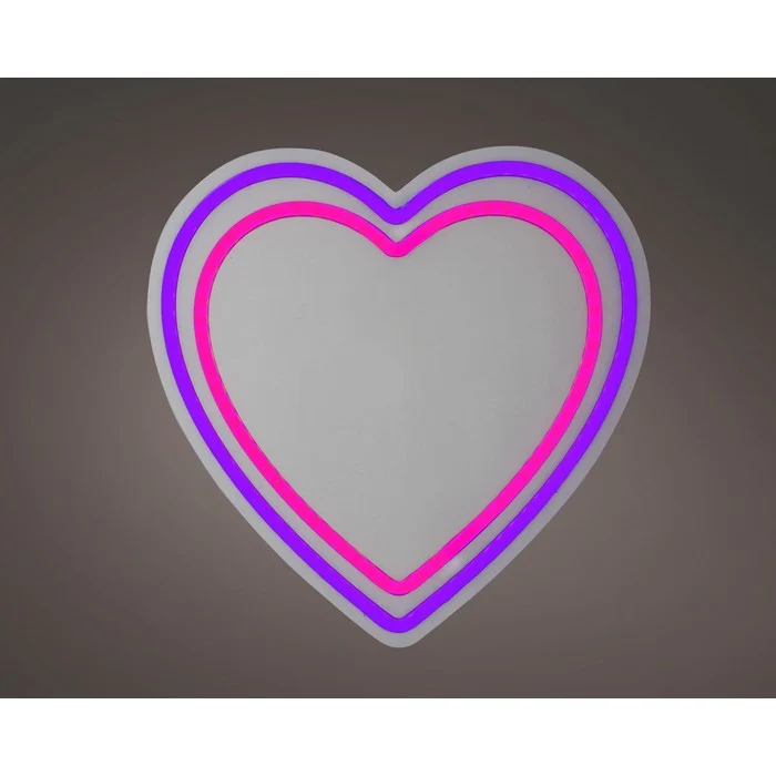 Insegna luminosa neon LED alimentazione USB - Cuore