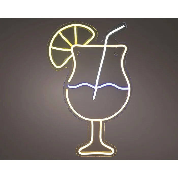 Insegna luminosa neon LED alimentazione USB - Calice