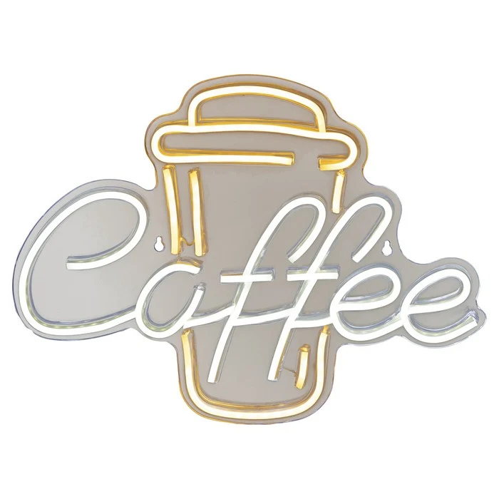 Insegna luminosa neon LED alimentazione USB - Coffee