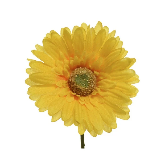 Fiore di gerbera artificiale per decorazione in poliestere 50 cm