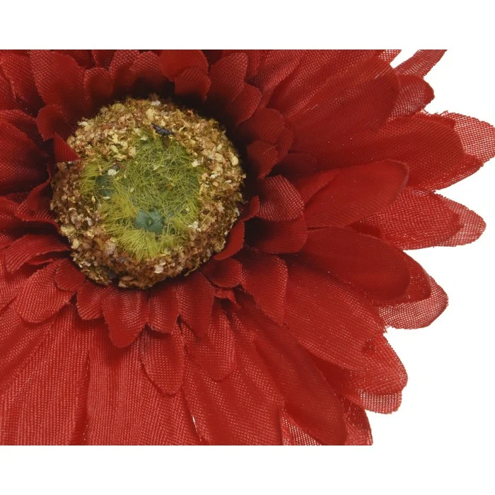 Fiore di gerbera artificiale per decorazione in poliestere 50 cm