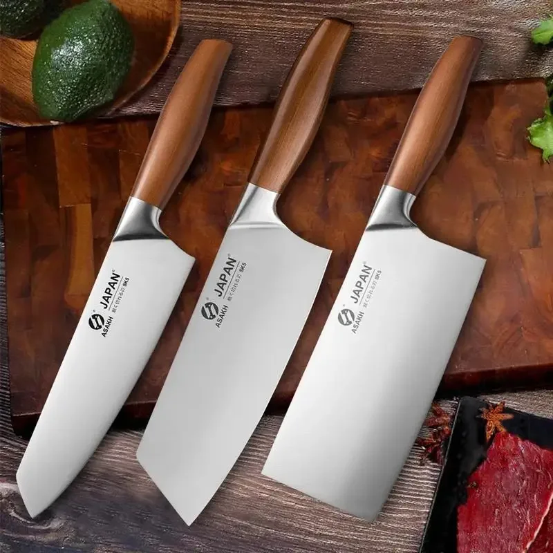Kitchen Knives Set Stainless Steel Meat Chopping Cleaver Fish Vegetables Slicing Butcher Knife Japanese Chef Knife with Gift Box
