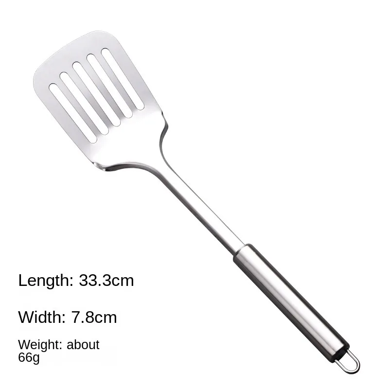 Durable Stainless Steel Wok Spatula Long Handle Kitchen Gadgets Kitchen Cooking Utensil Set Steak Shovel Cooking Tools