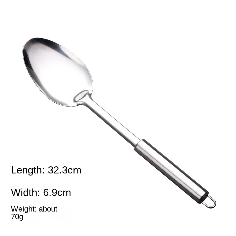Durable Stainless Steel Wok Spatula Long Handle Kitchen Gadgets Kitchen Cooking Utensil Set Steak Shovel Cooking Tools
