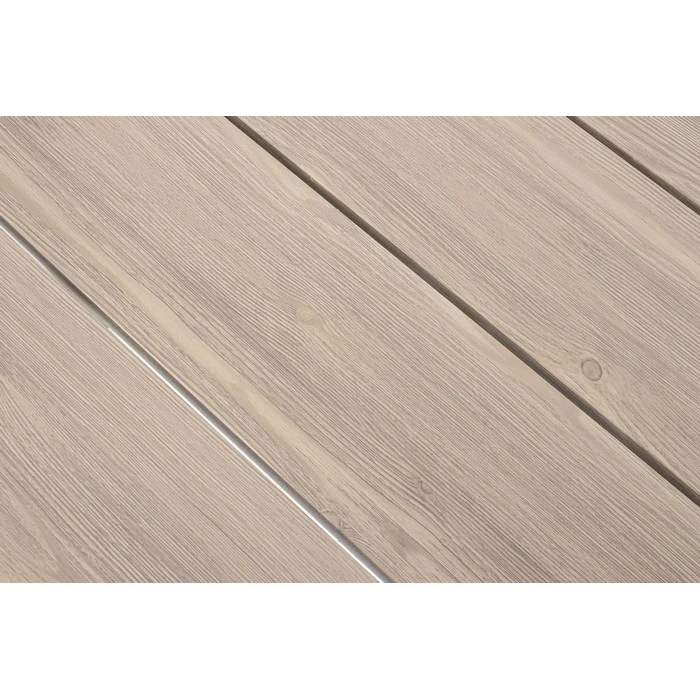 Tavolo in alluminio per esterno con piano effetto legno - Zelmar Vapor