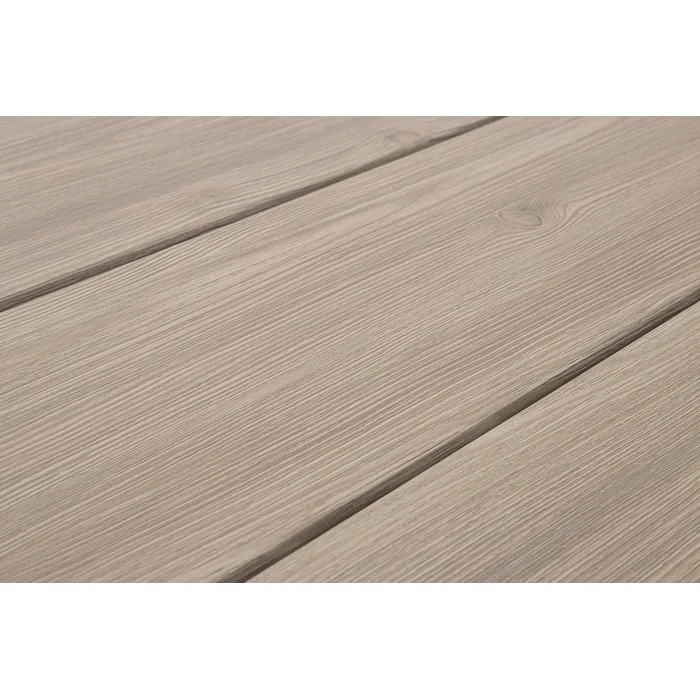Tavolo in alluminio per esterno con piano effetto legno - Zelmar Vapor