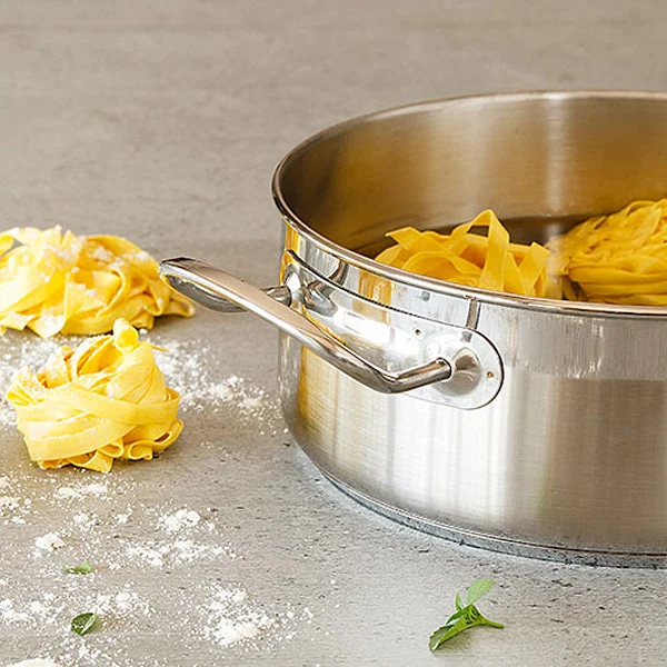 Batería de cocina 9 piezas acero inoxidable sin antiadherente Profesional