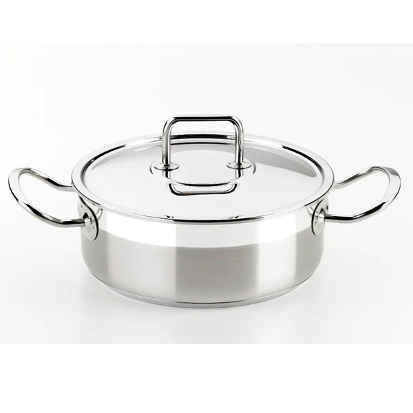 Batería de cocina 9 piezas acero inoxidable sin antiadherente Profesional