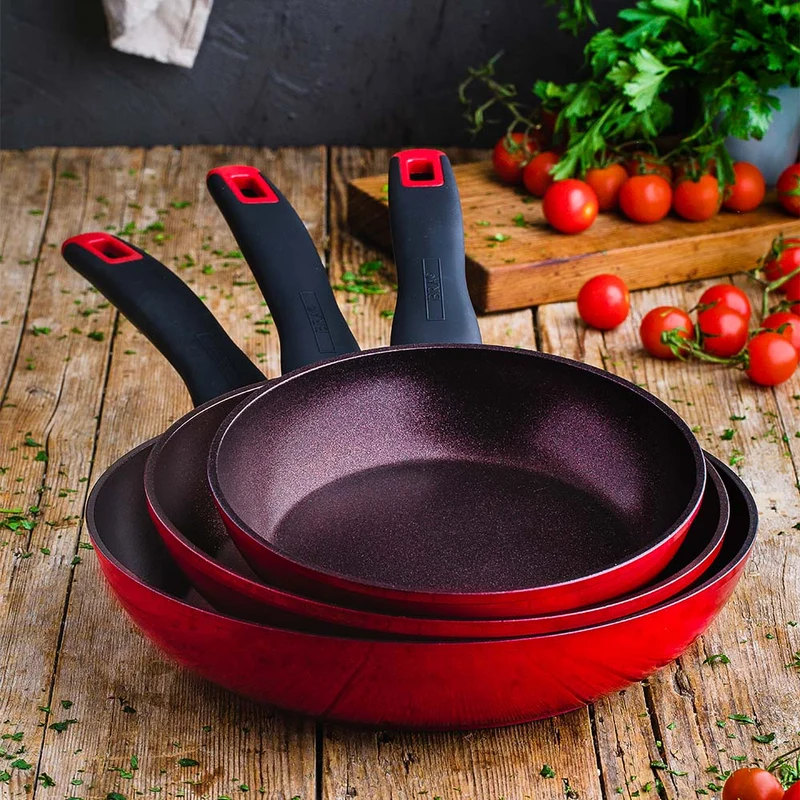 Set de 3 sartenes Red Diamond