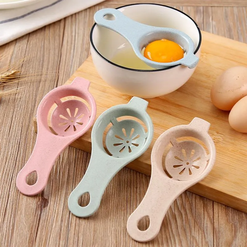 5 Colours Egg Separator Eggs Yolk Filter Gadgets Eco Friendly Plastic White Yolk Sifting Home Tool Kitchen Accessories