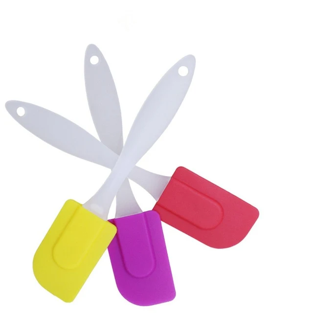 Home Kitchen Heat Resistant Flexible Silicone Spatulas Cake Scraping Baking kitchen Cooking Bakeware Baking Silicone Spatula 0.9